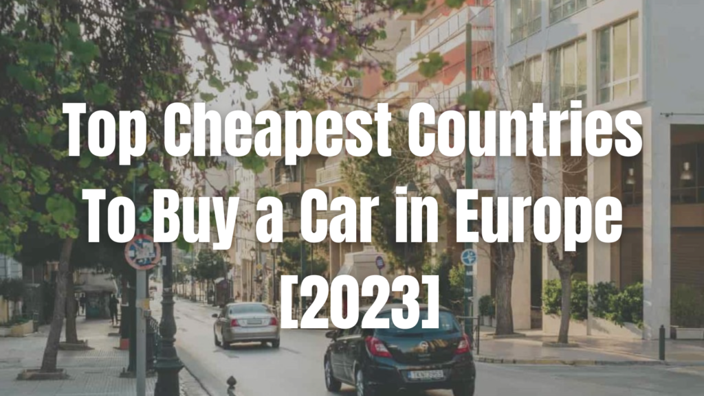 car prices in europe 2023